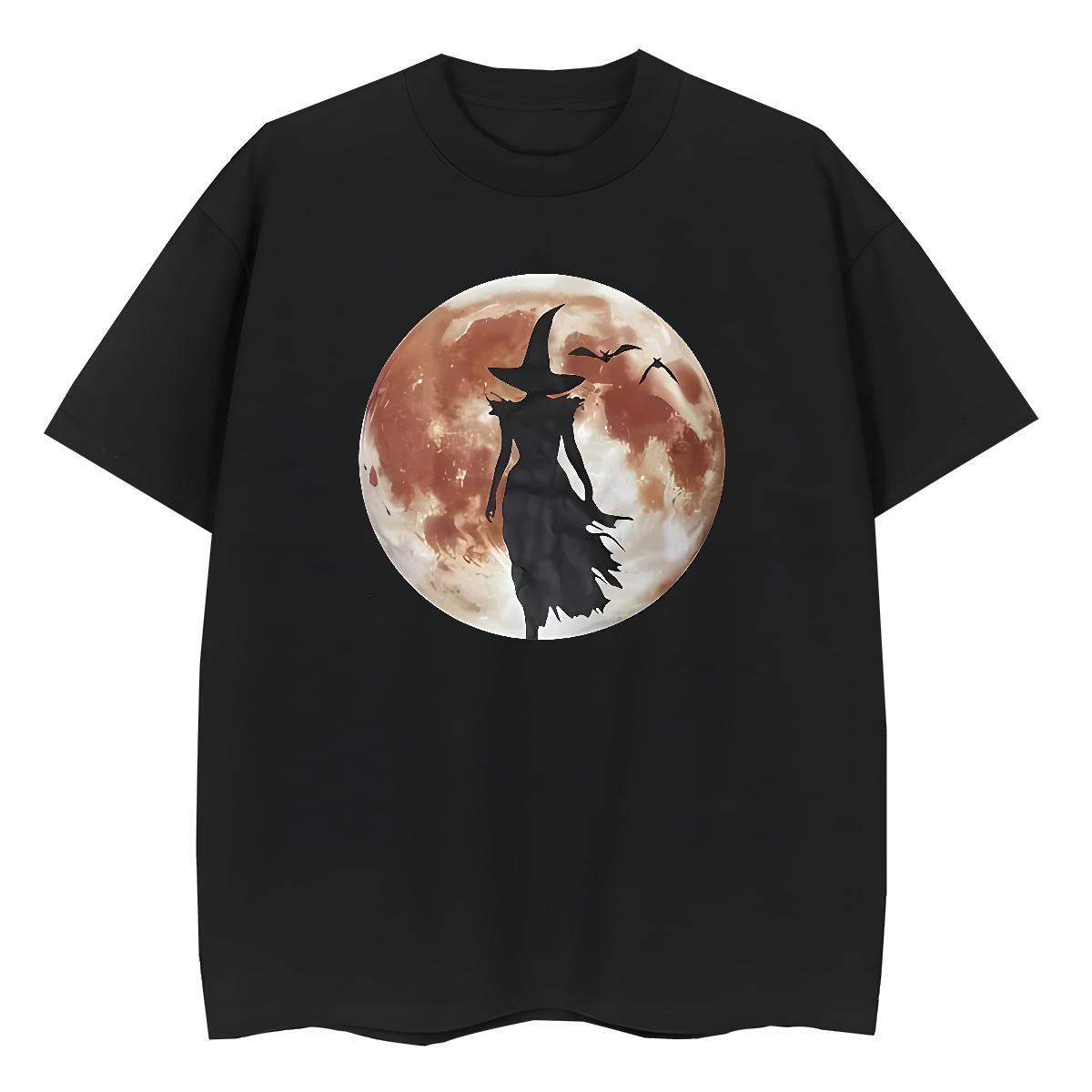 2024 Designer Men Tshirts witch Beach 230g Pure Cotton Tops Short Sleeve O-Neck Classic Mens T Shirts Customized