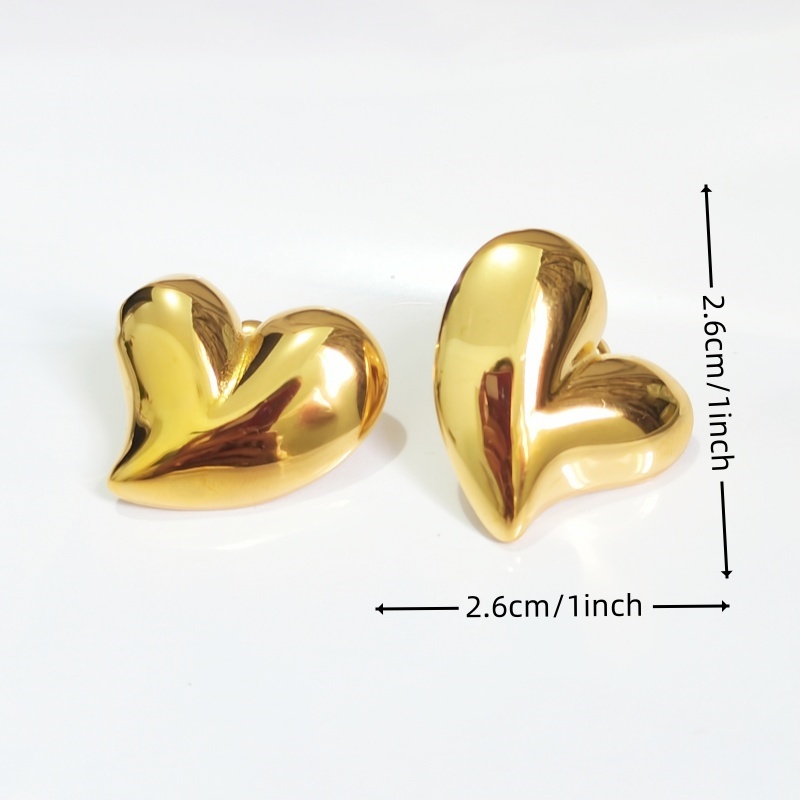 Designer earring Europe and the United States ins stainless steel simple wild earrings geometric irregular earrings earrings jewelry