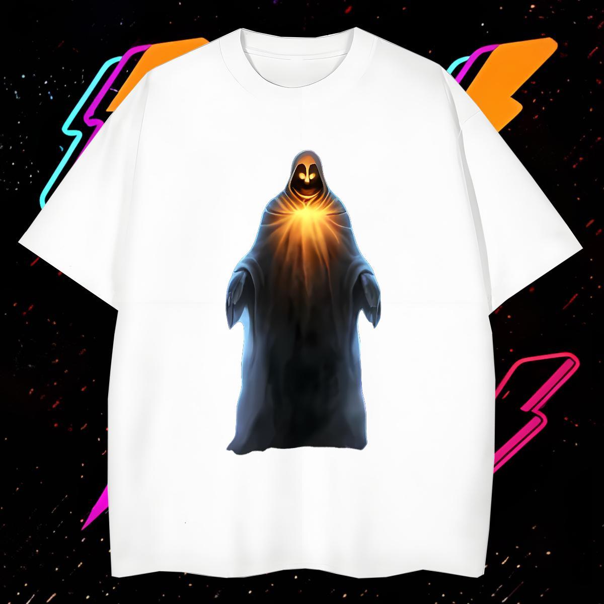 Loose Fit T-Shirts for Men 230g 100% Cotton skull Home Outdoor Graphic Crew Neck Men Tshirts Brand Tees