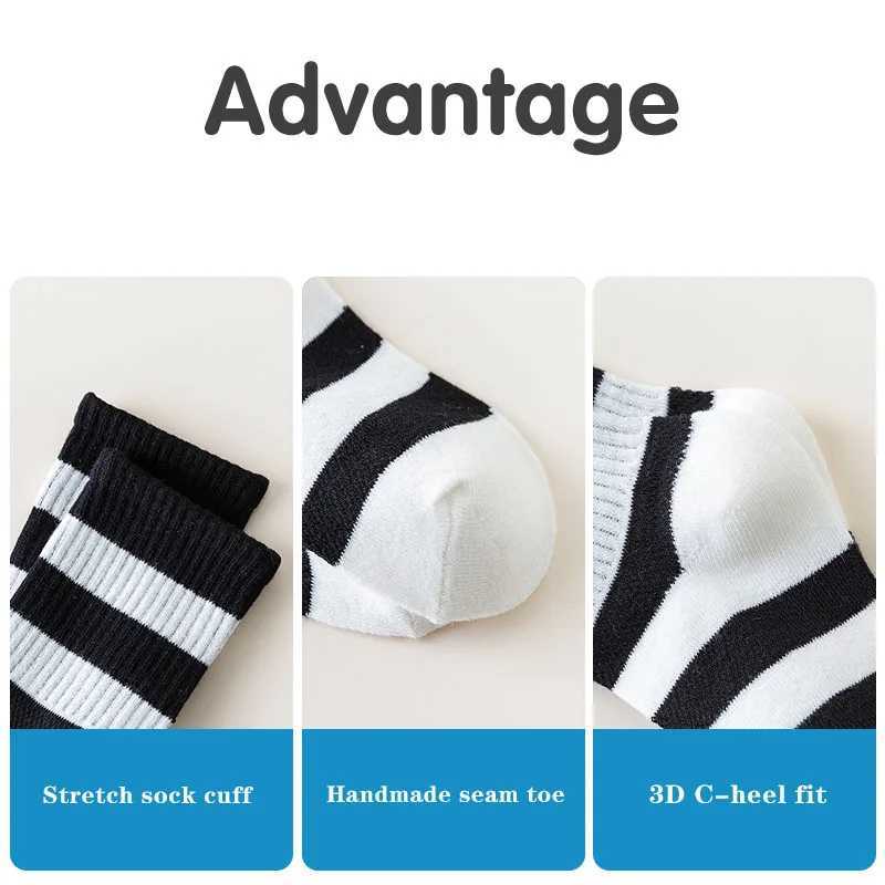 5 Pairs/Lot Spring New Sports Mesh Children Socks Cartoon Design Kids Tube Socks Soft Breathable Cotton Socks For Boys And Girls CL240824