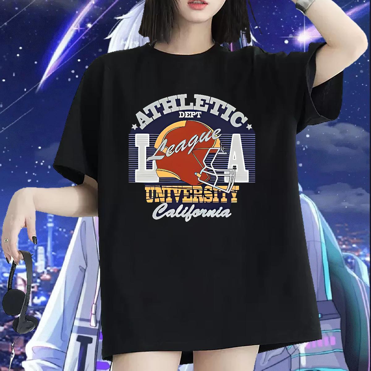 High quality Women Tees 230g Pure Cotton letter Hip Hop Woman T Shirts Crew Neck Breathable DIY Anime Printed Tshirts