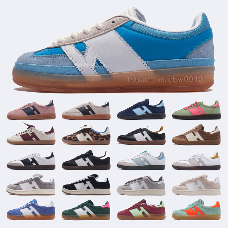 2025 New Handball Spezialp Bunny Gray Pink White Silver Core Black Sporty Rich Designer Skate Shoes Red White Green Men Women Big Size Us 13 Sports Low Sneakers Us 14