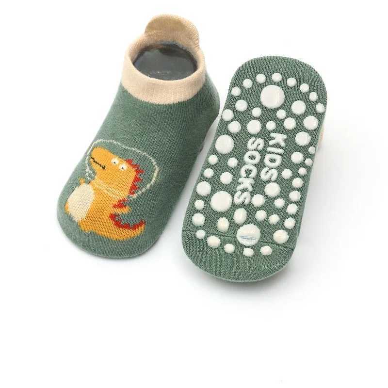 Children Baby Girls Boys School Cotton Ankle Socks Home Trampoline Short Socks Kids Toddler Cute Floor Sport Non-slip Socks CL240824