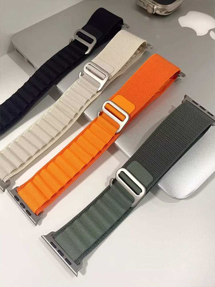 Alpine Loop for Apple Watch Ultra 2 Band 49mm 44mm 45mm 40mm 41mm 42mm 38mm correa iwatch Bracelet Series 9 8 7 SE 6 5 4 3 Strap W240824