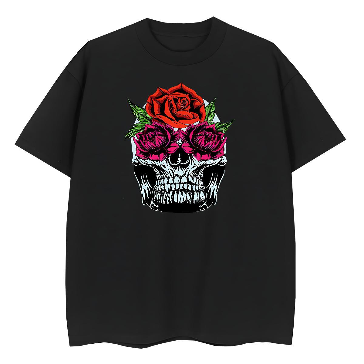 Cool Design T Shirt For Man 100% Cotton 230g flower Spring Summer Custom Big Size Breathable Crew Neck Men Tees New Tees Shirts
