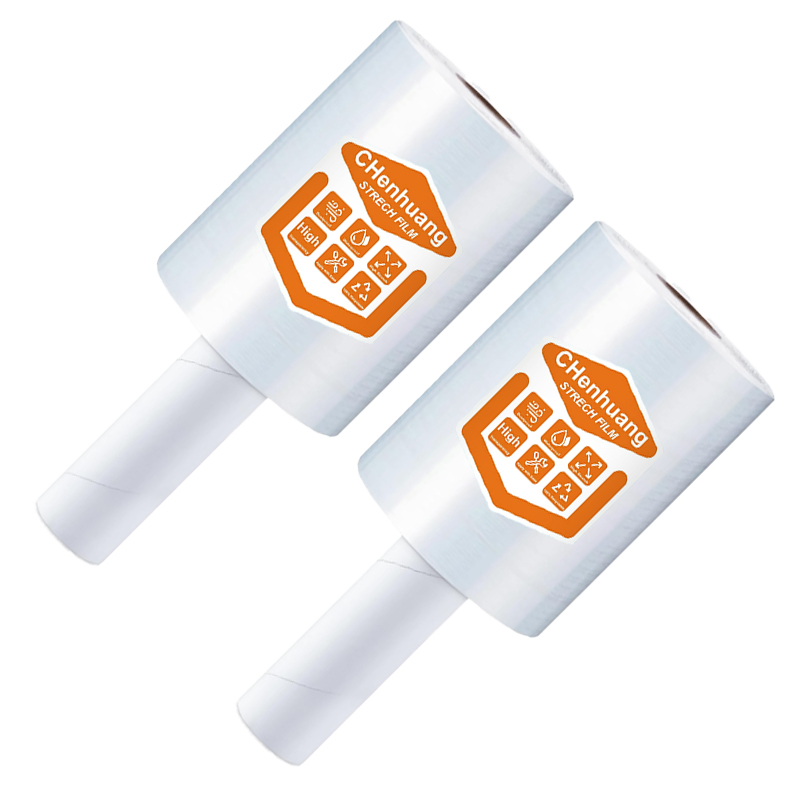 Single pack 13 cm wide 305 m long elastic transparent adsorption durable paste packaging mobile packaging 80 Gauge wholesale