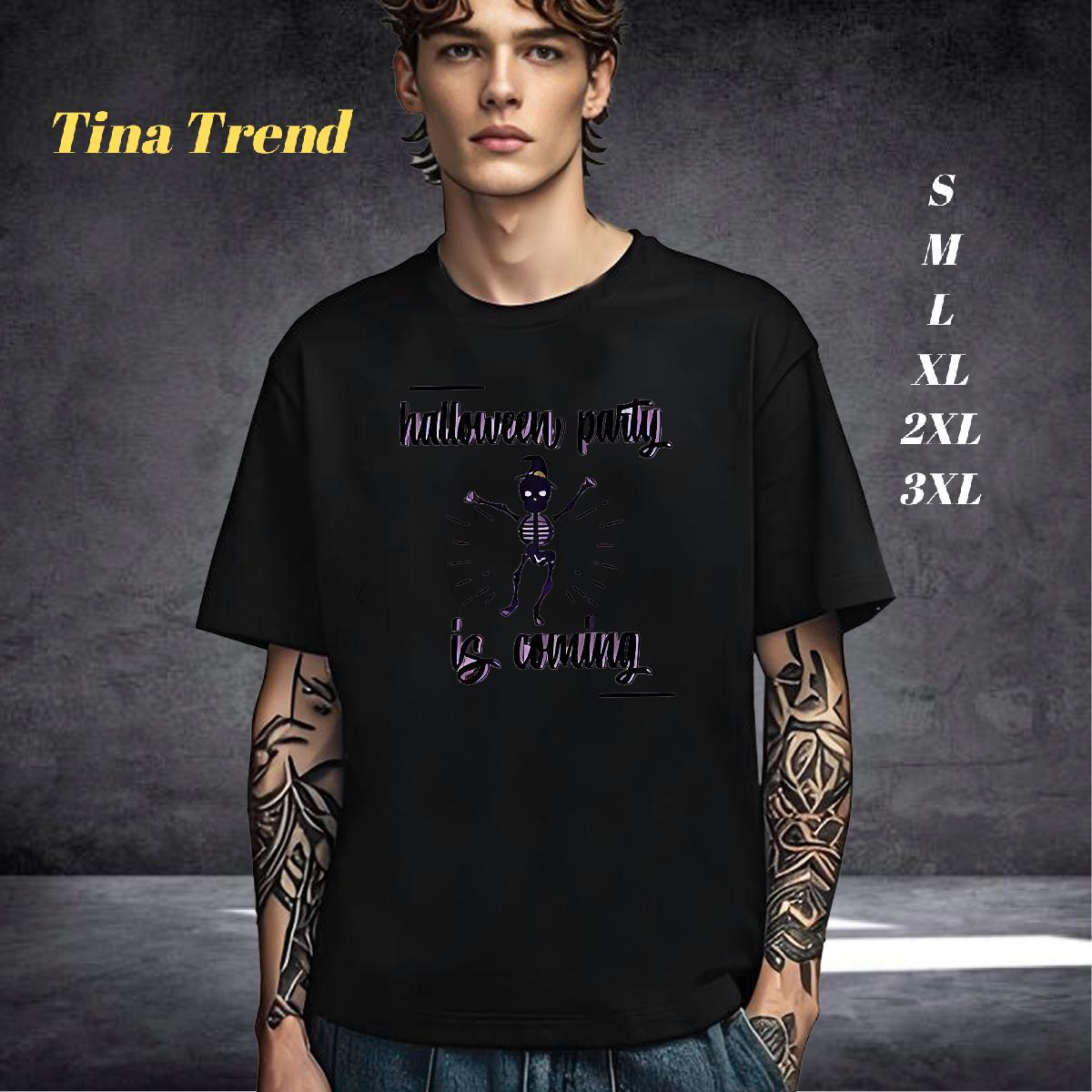 Unisex Men T Shirts 230g 100% Cotton skull Sports Casual Custom Cartoon O-Neck Short Sleeve Men Tops Tees 2024 Wear