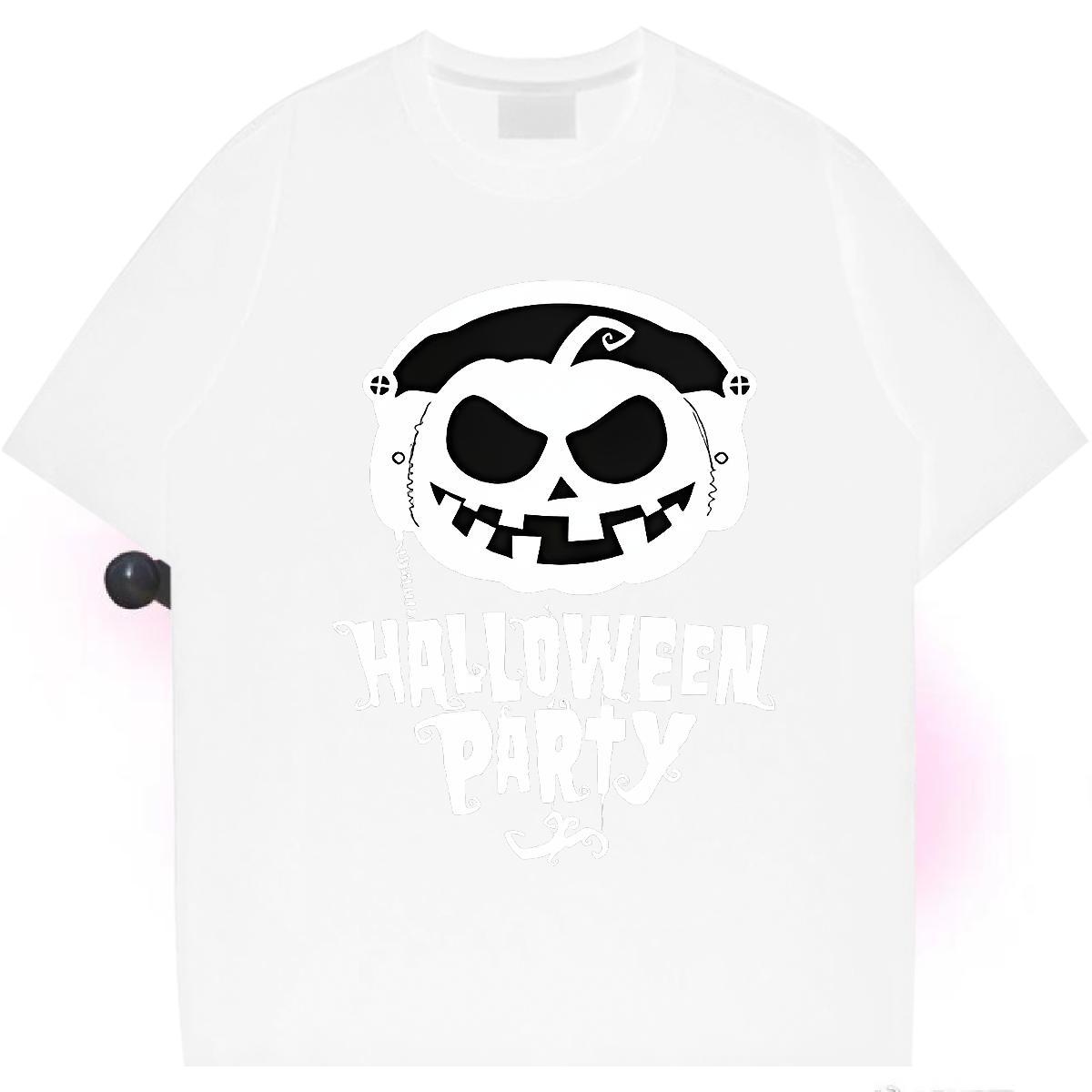 Designer Men T Shirts 230g Cotton skull Home Outdoor Graphic Crew Neck Couples T Shirts 2024 DIY Tops