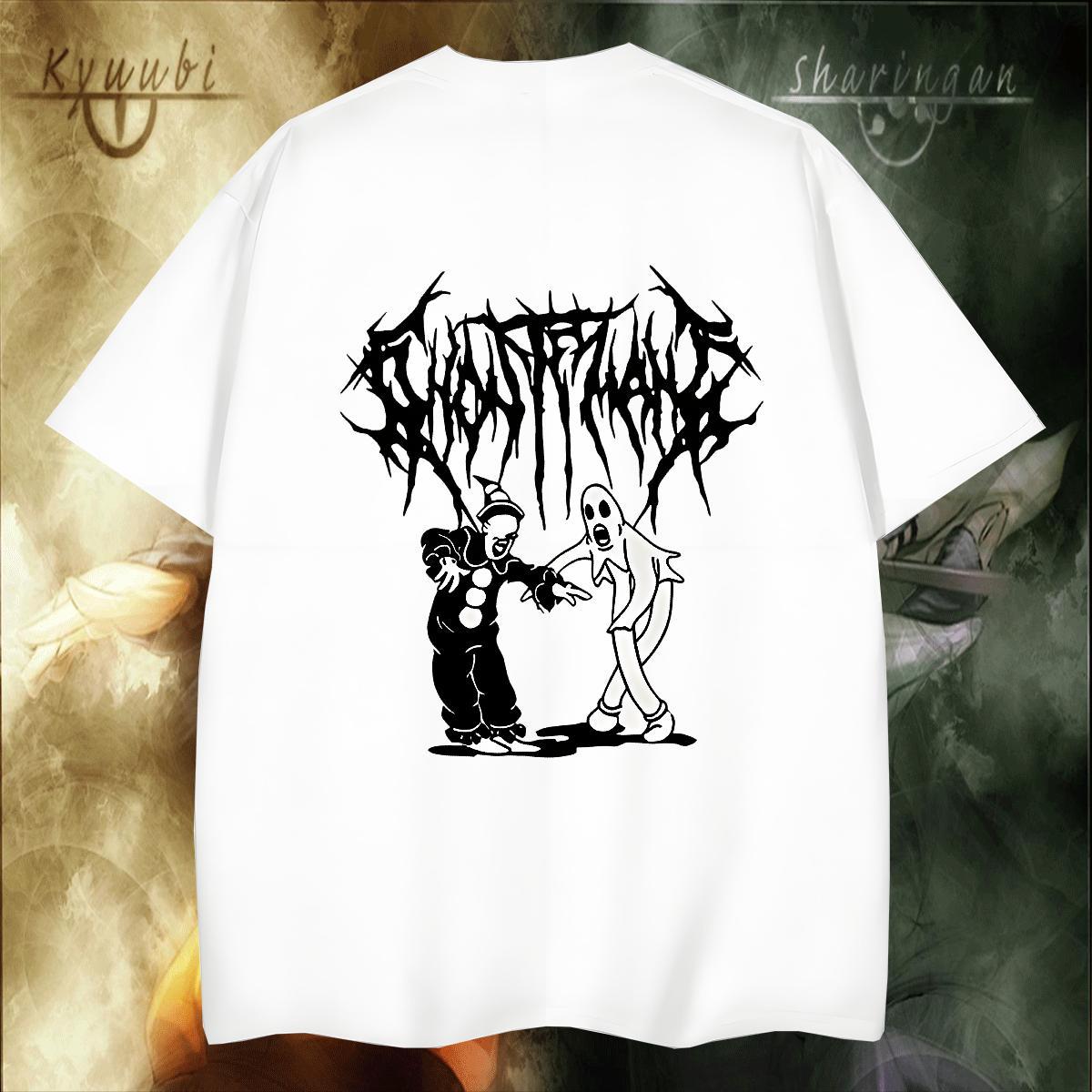 TOP Quality T-Shirts 230g Cotton skull Hip Hop Custom Print Plus Size Short Sleeve Soft Men Tshirts New Designer Tops