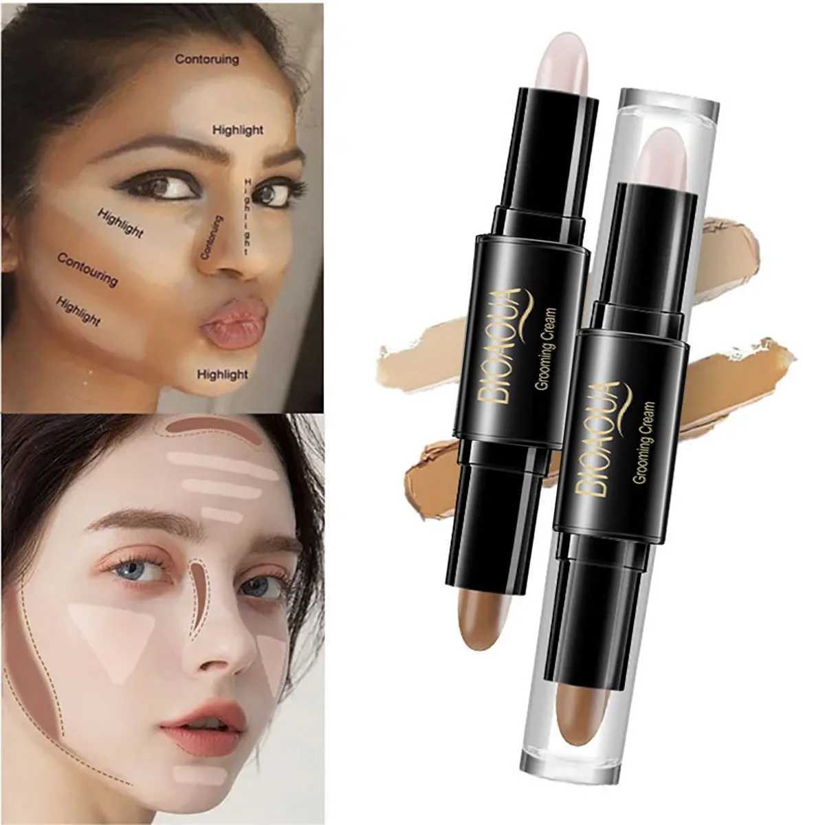 Face Foundation Concealer Pen Long Lasting Dark Circles Corrector Contour Concealer Stick Cosmetic Makeup XJ250618