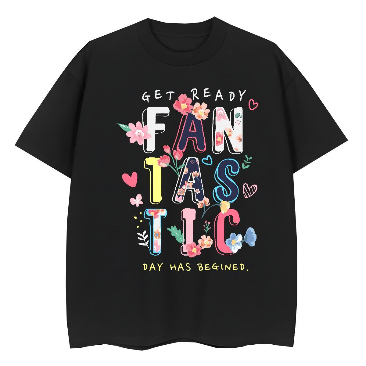 Popular Woman Tshirt 100% Cotton 230g letter Beach T Shirt For Woman Breathable Soft DIY Logo Tops