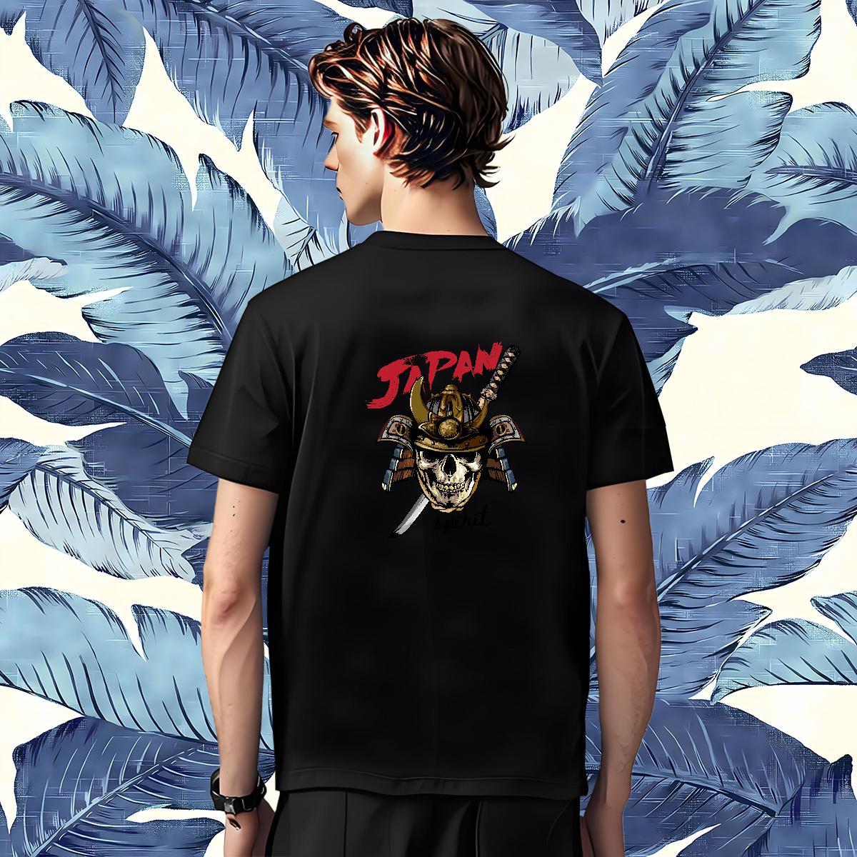 Designer T shirt 230g 100% Cotton skull Spring Summer Plus Size Custom Round Neck Short Sleeve Tshirts Classic Casual Top Tees