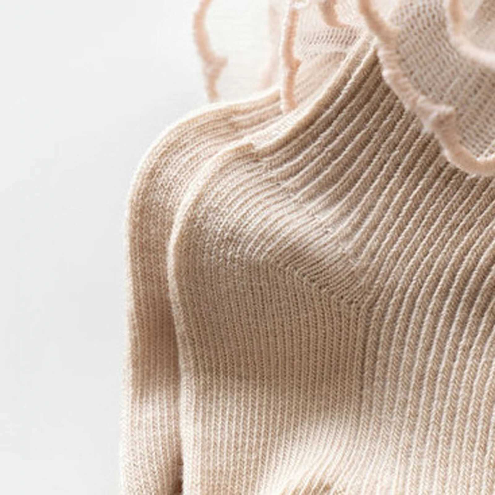 Pudcoco Baby Socks for Girls Lace Ruffles Toddler Sweet Anti-Skid Princess Socks Spring Fall Cute Kids Socks 0-2Y CL240824