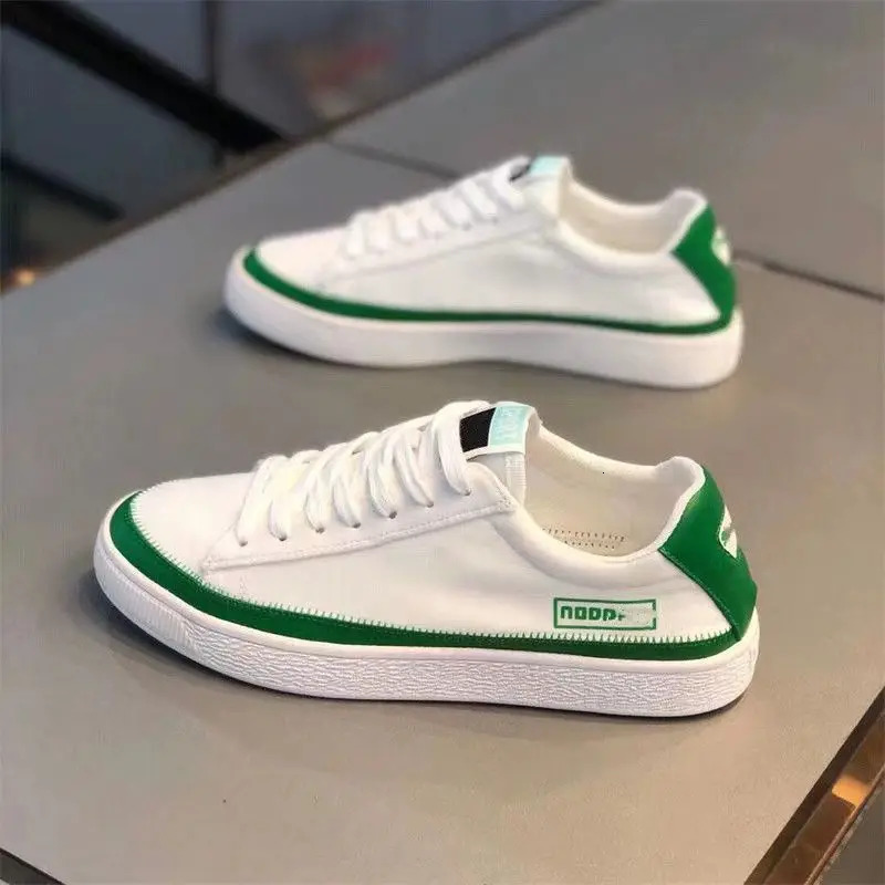 New Men's Summer Fashion Canvas Multi Color Lace Up Board Breathable and Versatile Sports Shoes for Loafers Men