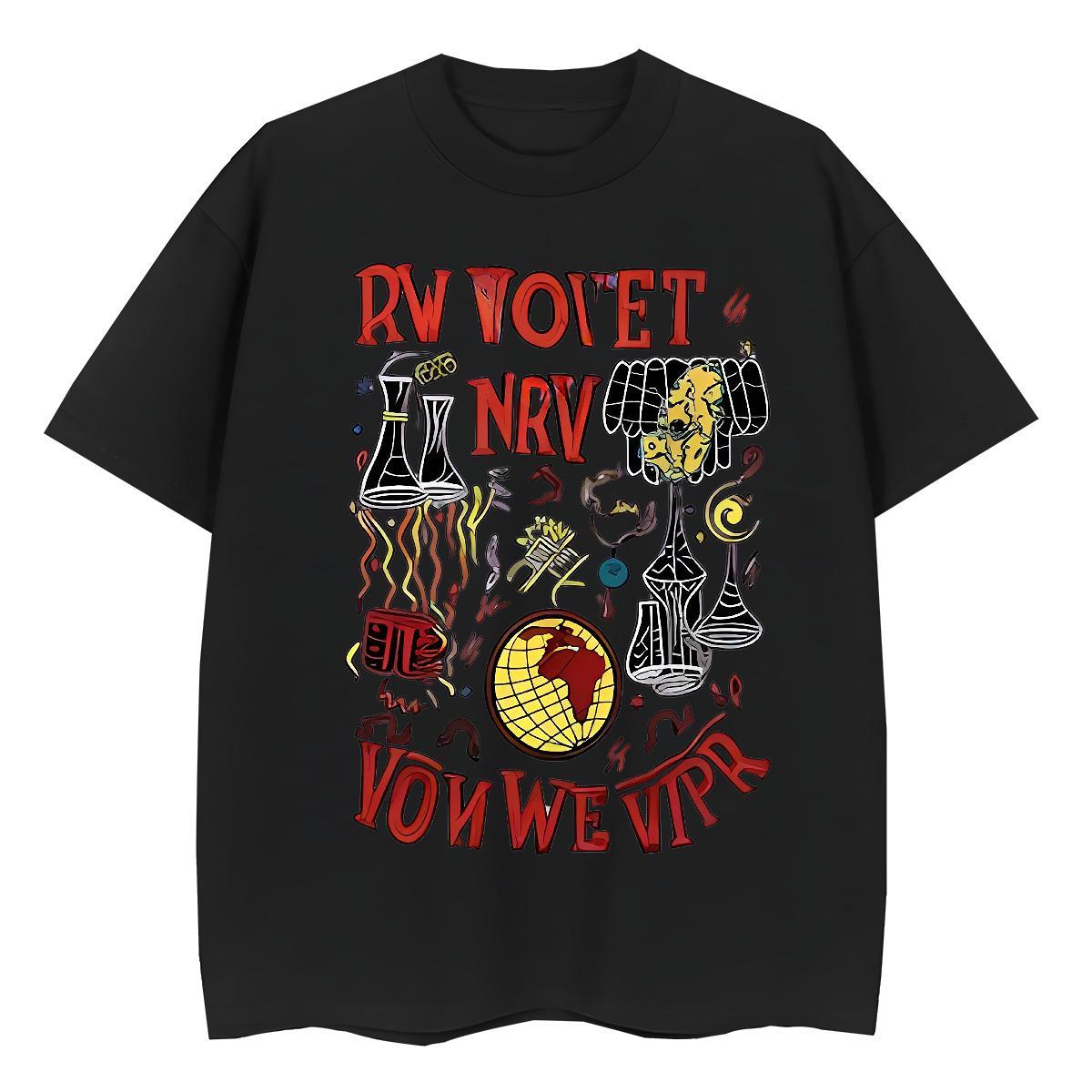 Brand Unisex Tshirts 230g 100% Cotton letter Hip Hop T-Shirts for Women Round Neck Short Sleeve Black Oversized Tees