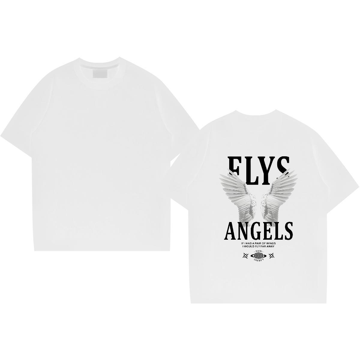 Free Shipping Mens T Shirts 230g Pure Cotton letter Daily Outfit Oversized Breathable Short Sleeve Tshirt for Man Woman Fashion Design Tops Tees