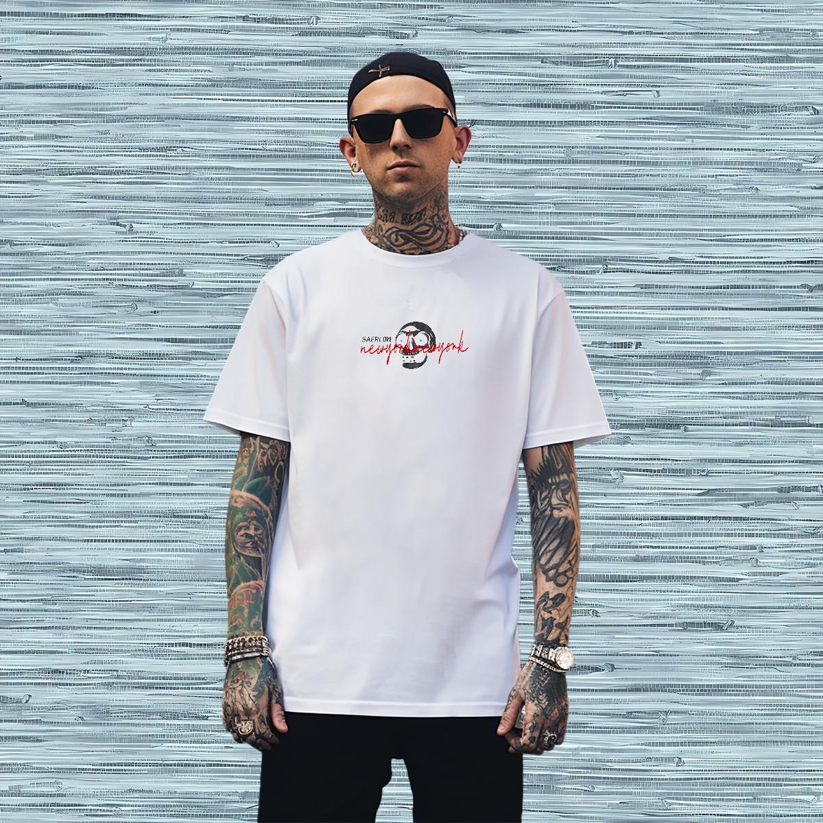 Classic T shirt 100% Cotton 230g skull Sports Casual Custom Big Size O-Neck Short Sleeve Couples T Shirts Fashion Clothes