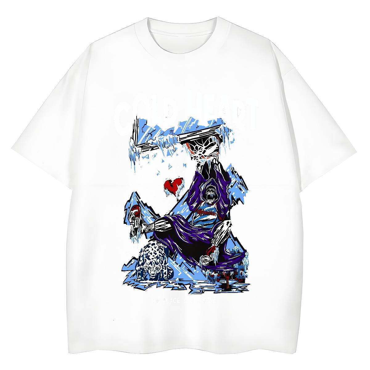 Designer Man T Shirts 230g Cotton skull Sports Casual Custom Print Plus Size O Neck Short Sleeves Tshirt for Man Woman Stylist Top Tees