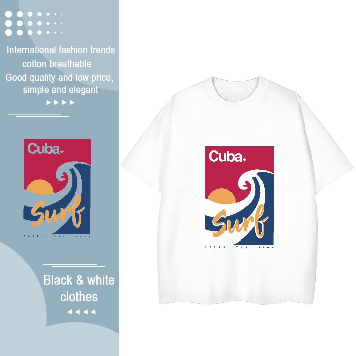 Female Women Tshirts 230g 100% Cotton beach Spring Summer T-Shirts Breathable Short Sleeve Oversized L-4XL Clothes