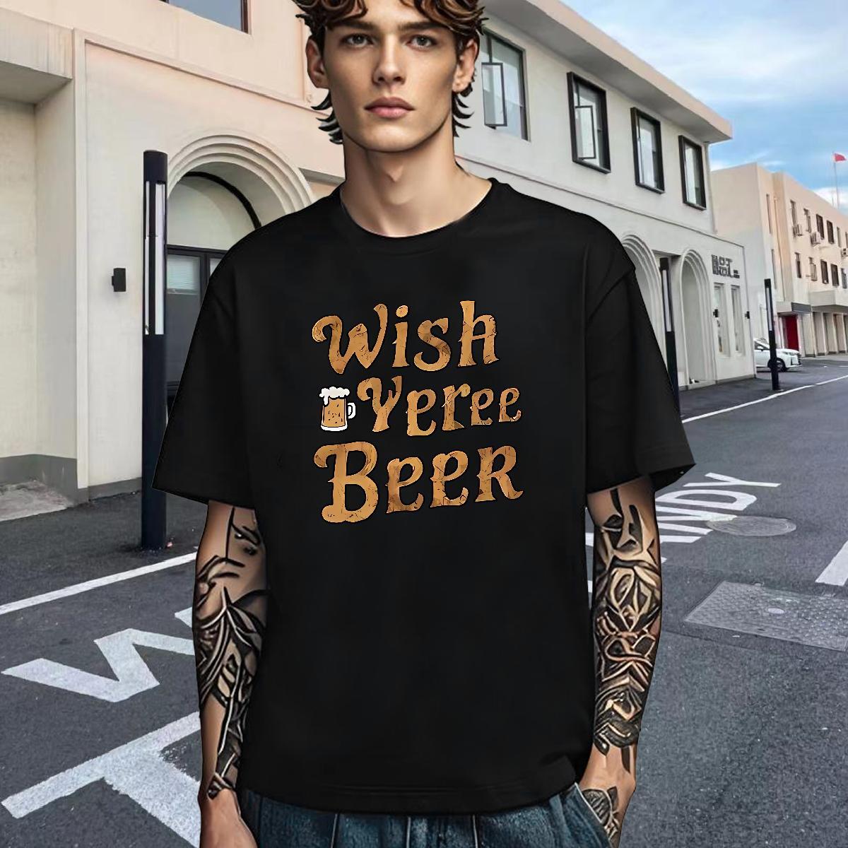 High Quality Men T Shirts 230g 100% Cotton letter Spring Summer Customized Breathable Short Sleeve Men Tops Tees New Tees Shirts