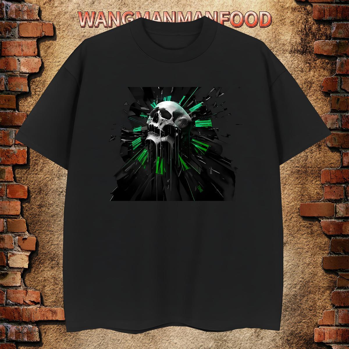 Designer T Shirts Men 100% Cotton 230g skull Street Casual Custom Printed Round Neck Short Sleeve Couples T Shirts Fashion Tops Tees