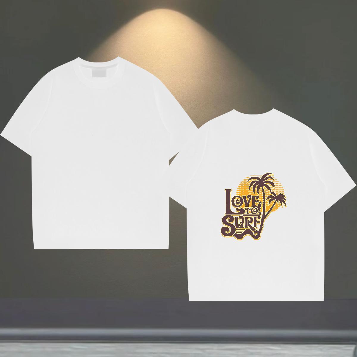 Cool T Shirts Men 100% Cotton 230g tree Sport Plus Size Custom Pure Cotton Tshirt for Man Woman Classic Casual Wear