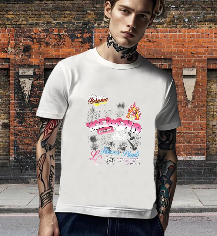 Loose Fit T-Shirts 100% Cotton 230g letter Outdoor Custom Cartoon O-Neck Short Sleeve Tshirt for Man Woman Wholesale Tees Shirts
