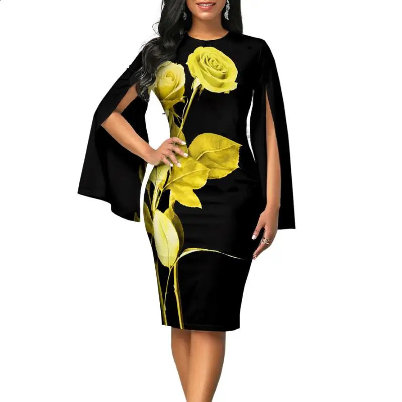 Elegant Evening Women Dress Long Sleeve Party Dresses Office Lady Temperament Female Dress Up Slim O Neck Fashion Outfit 240823