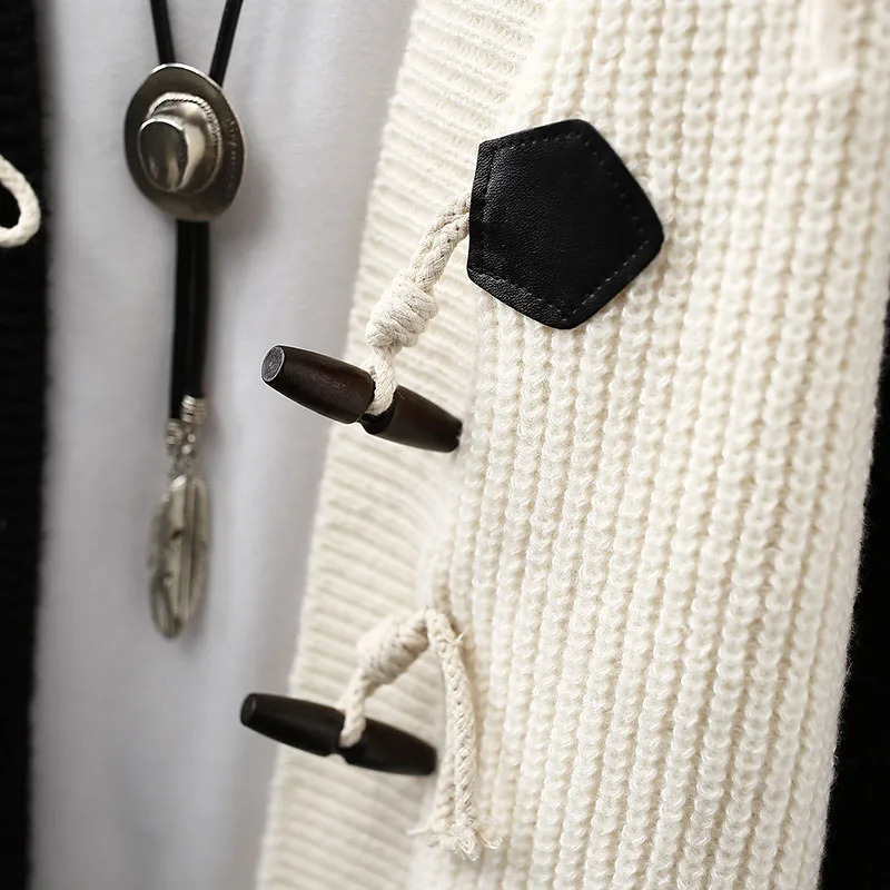 Mens sweater winter letter pattern thick mens student autumn wool size M4XL 240824