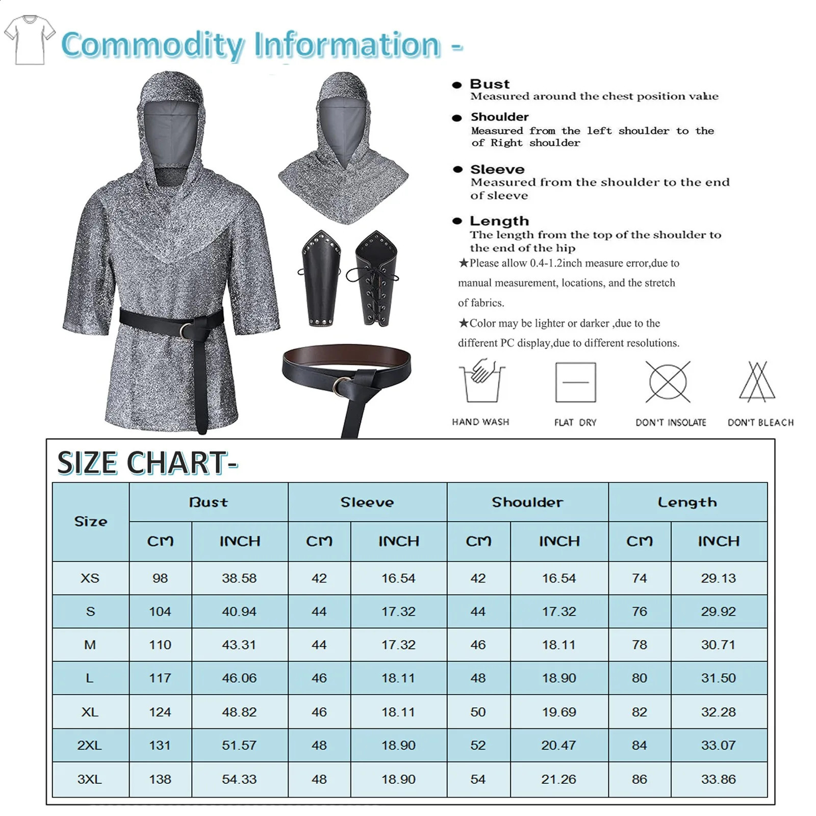 Cosplay Armadura Medieval Renaissance Armor Tuning Coil Knight Cowboy Crusader Costume Fighter Set Halloween Carnival Dress Up 240823