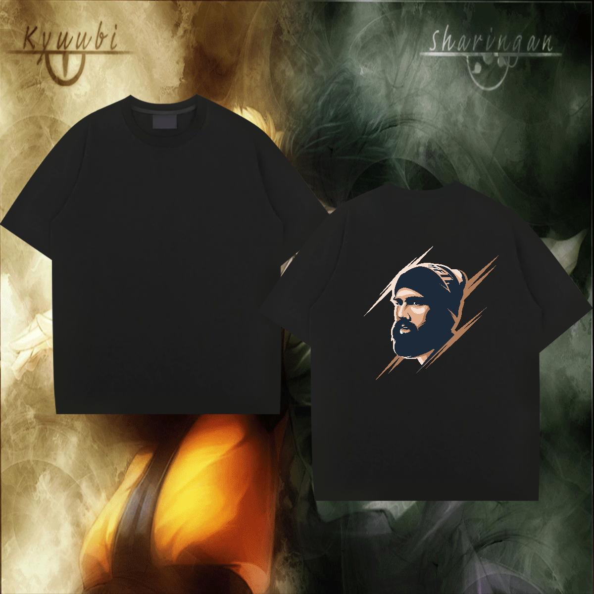 Cool Design Mens T Shirts 230g Pure Cotton portrait Street Wear Plus Size Cartoon O-Neck Short Sleeve Tshirt for Man Woman 2024 Designer Tees