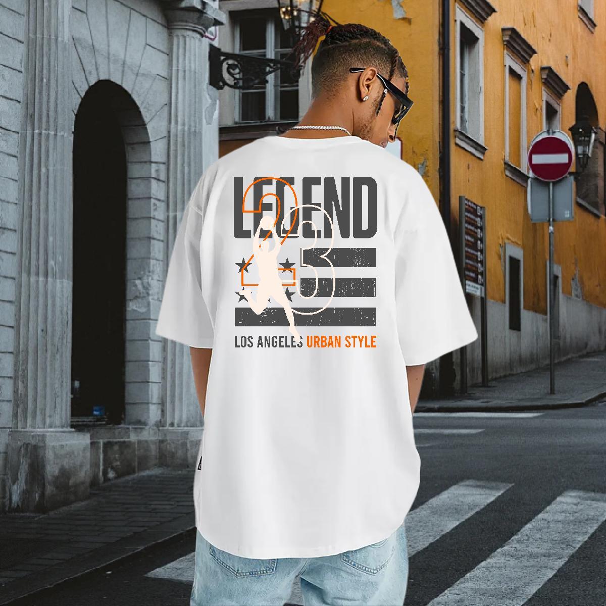 Comfortable T-Shirts for Men 230g 100% Cotton basketball Street Wear Custom Cartoon Breathable Crew Neck Tshirts 2024 Designer Tops Tees