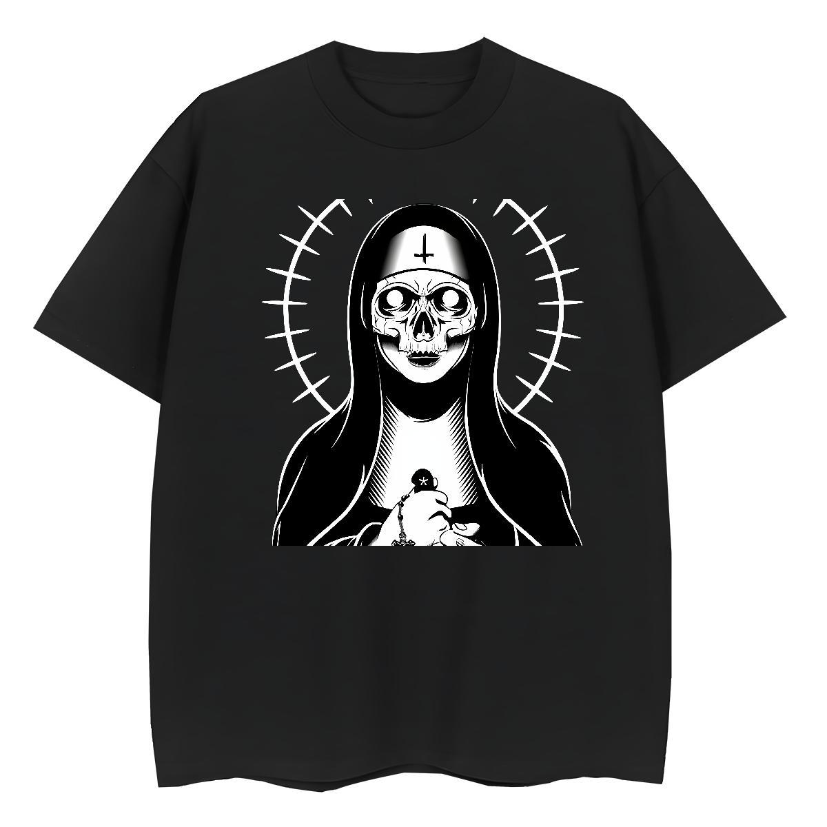 Designer Womens Tshirts 230g Cotton skull Summer Casual T-Shirts Breathable Short Sleeve Oversized Tees