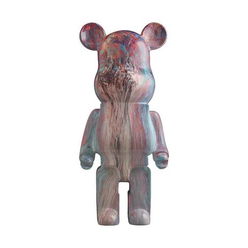 Large 80cm Creative Lamp Luxury Violent Bear Piji Bank Floor Vertical Decoration Living Room Decoration TV Cabinet Fluid Bear W240823