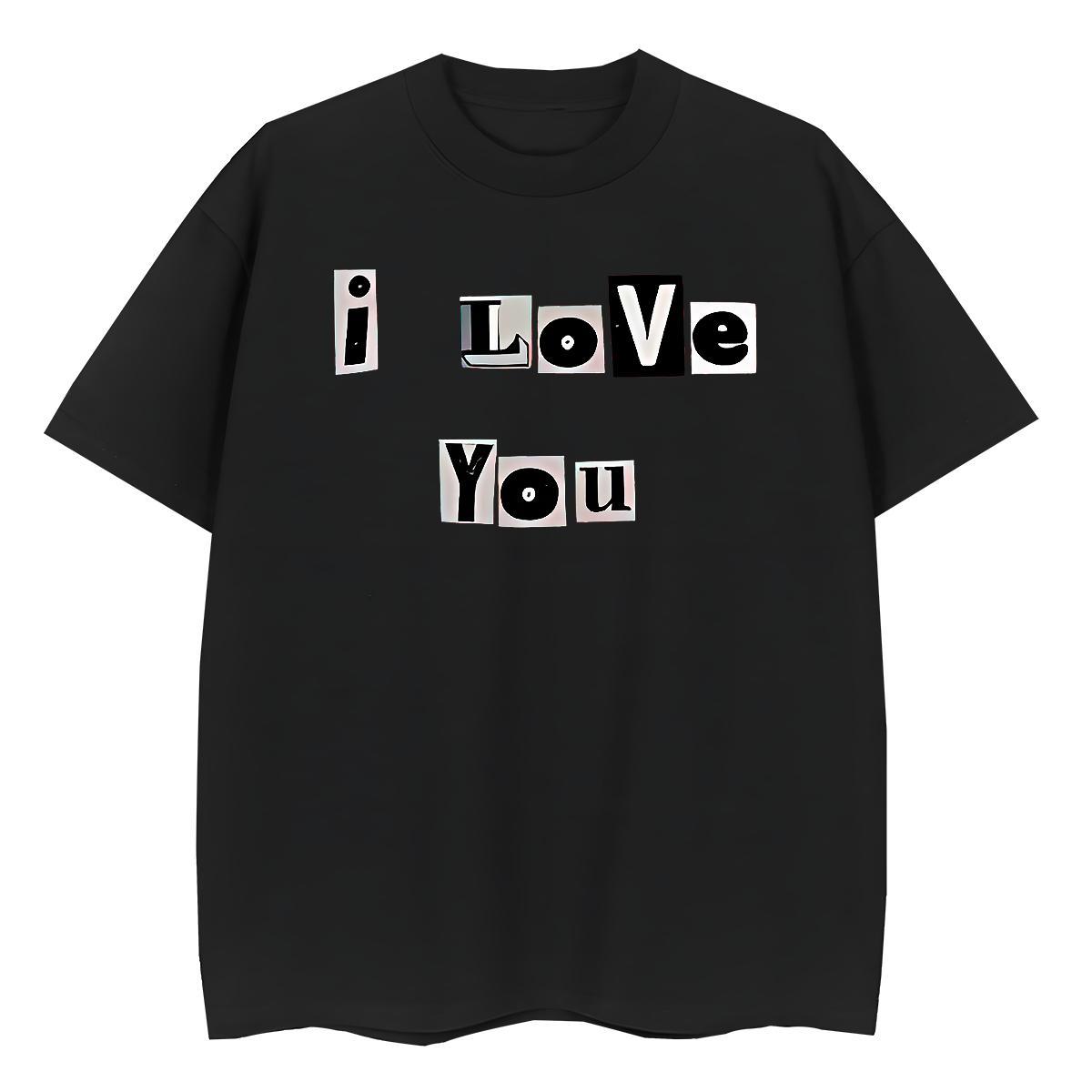 TOP Quality Man T Shirts 230g 100% Cotton letter Daily Outfit Oversized 3XL 4XL Pure Cotton Couples T Shirts Custom Tops Tees