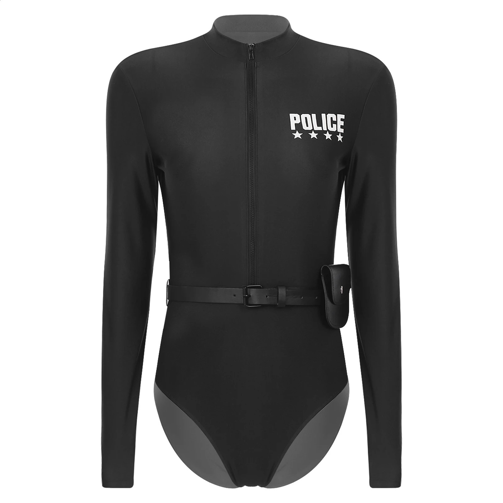 Womens sexy womens roleplaying costumes long sleeved uniforms tight fitting clothes Halloween carnival theme party fancy club 240823