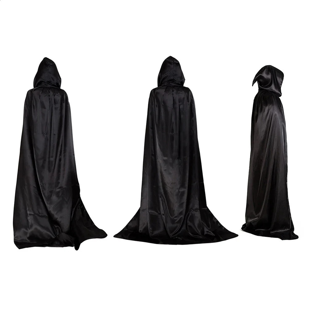 90150cm Halloween costume shawl childrens adult props party dress cosplay wizard cape 240823