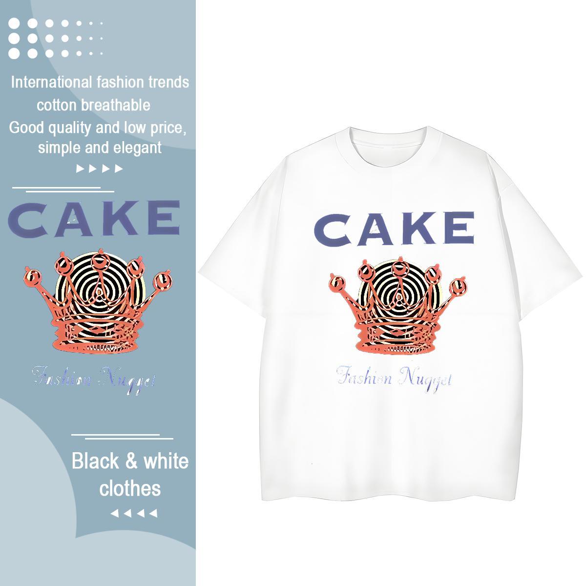 Loose Couples T Shirts 230g 100% Cotton target Casual T Shirt For Woman O Neck Short Sleeves Graphic Tops