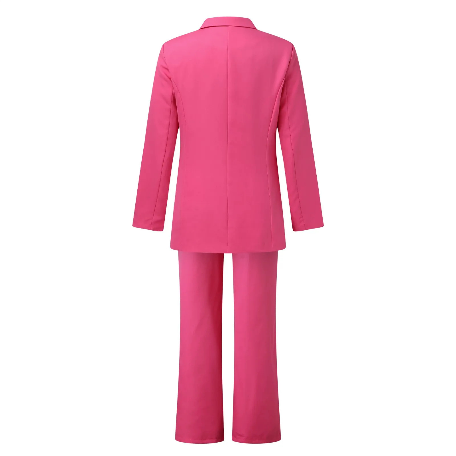 Womens autumn pants set 2piece long sleeved mens jacket clothing business womens straight leg 240823