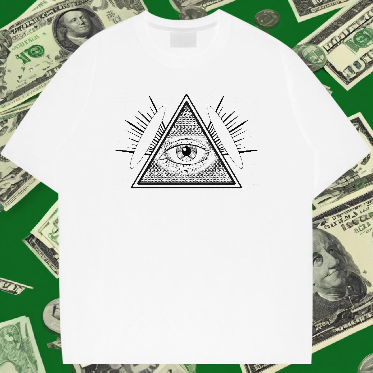 Brand T-Shirts 230g Cotton eye of the devil Summer Casual Custom Anime Short Sleeve Soft Tshirts Free Shipping Tops Tees