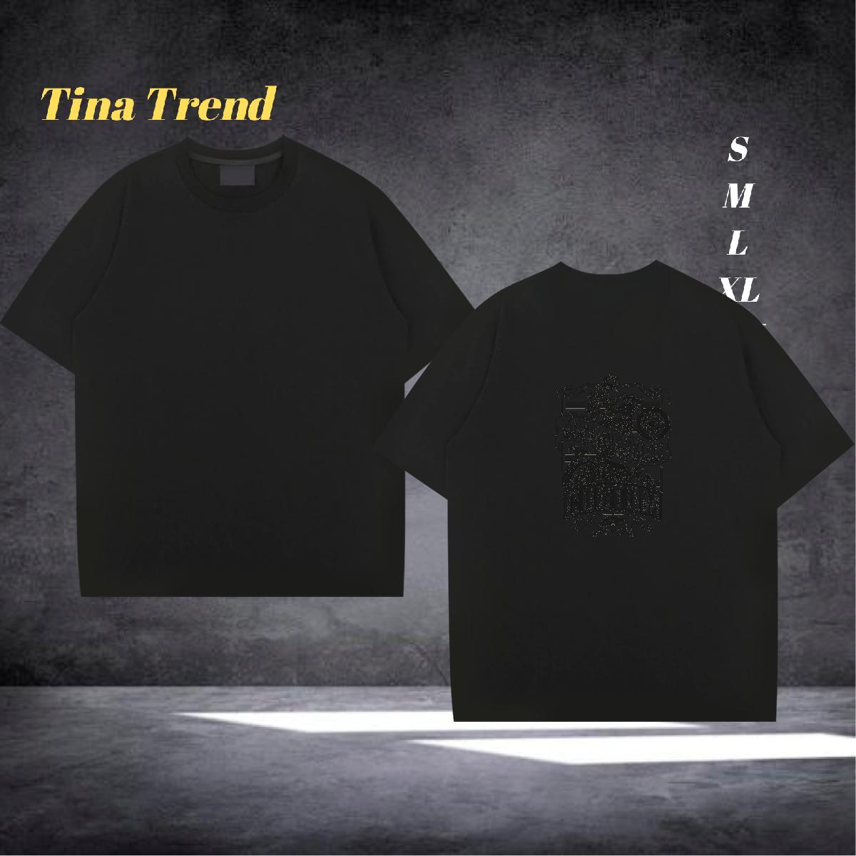 Popular Man T Shirts 100% Cotton 230g motorbike Hip Hop Custom Print Oversized Breathable Short Sleeve Couples T Shirts New Designer Tops Tees