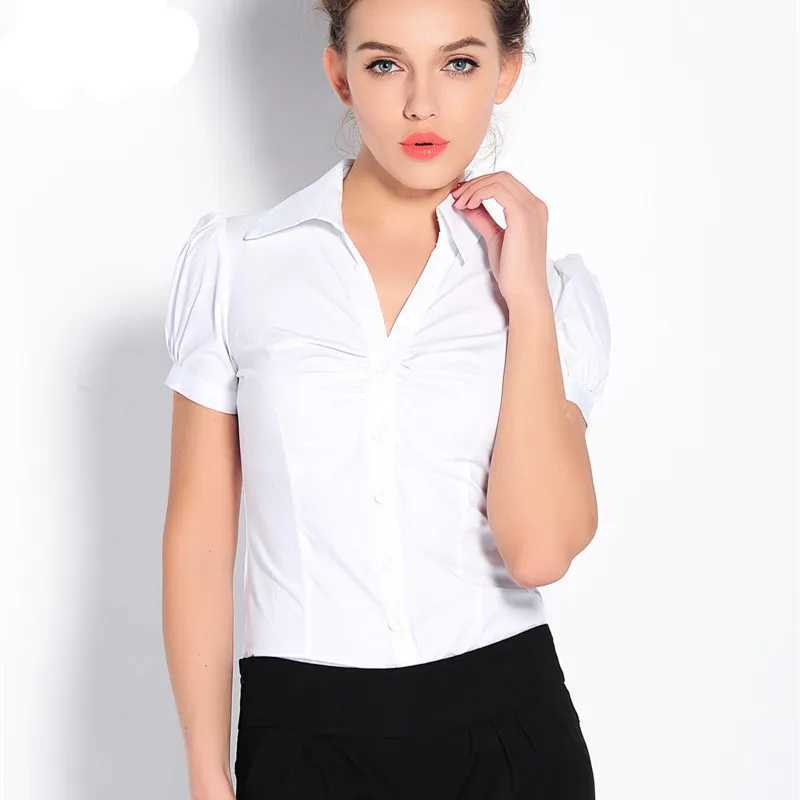 Women's Jumpsuits Rompers Solid White Color Long Slve Bodysuit Women Office Lady Business Work Tops And Blouses Female Jumpsuit 2021 Fashion Romp