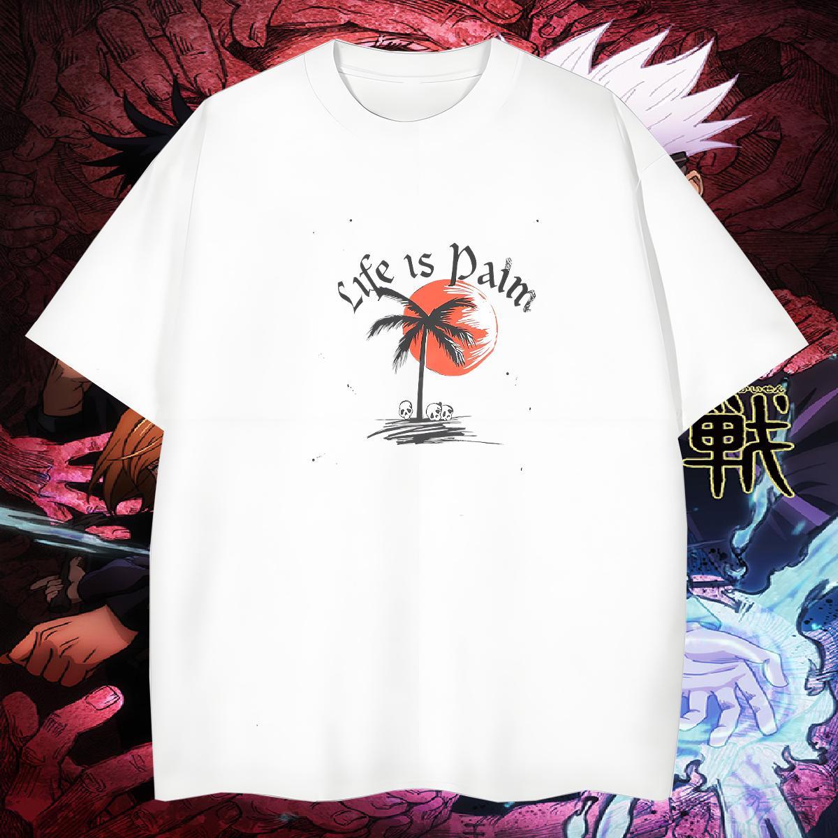 Popular T Shirts Men 100% Cotton 230g skull Street wear Hip Hop DIY Printed Breathable Short Sleeve Men Clothes T-Shirt New Tshirts