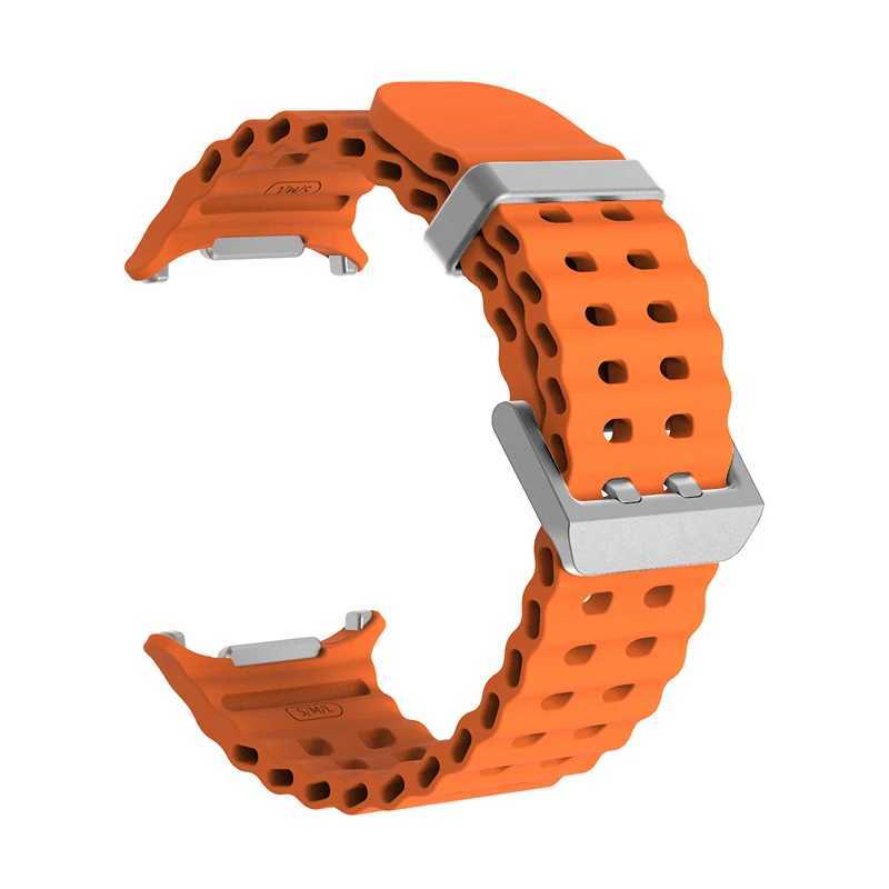 1 1. Suitable for Samsung Galaxy Watch Ultra 47mm strap accessories sports silicone bracelet Correa suitable for Samsung Galaxy Ultra 47 W240824