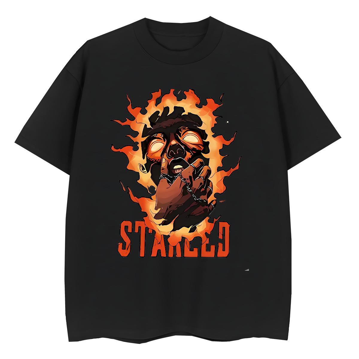 Classic T Shirt For Man 230g Pure Cotton skull Street Wear Oversized Breathable Short Sleeve Couples T Shirts Fashion New Tee Shirt