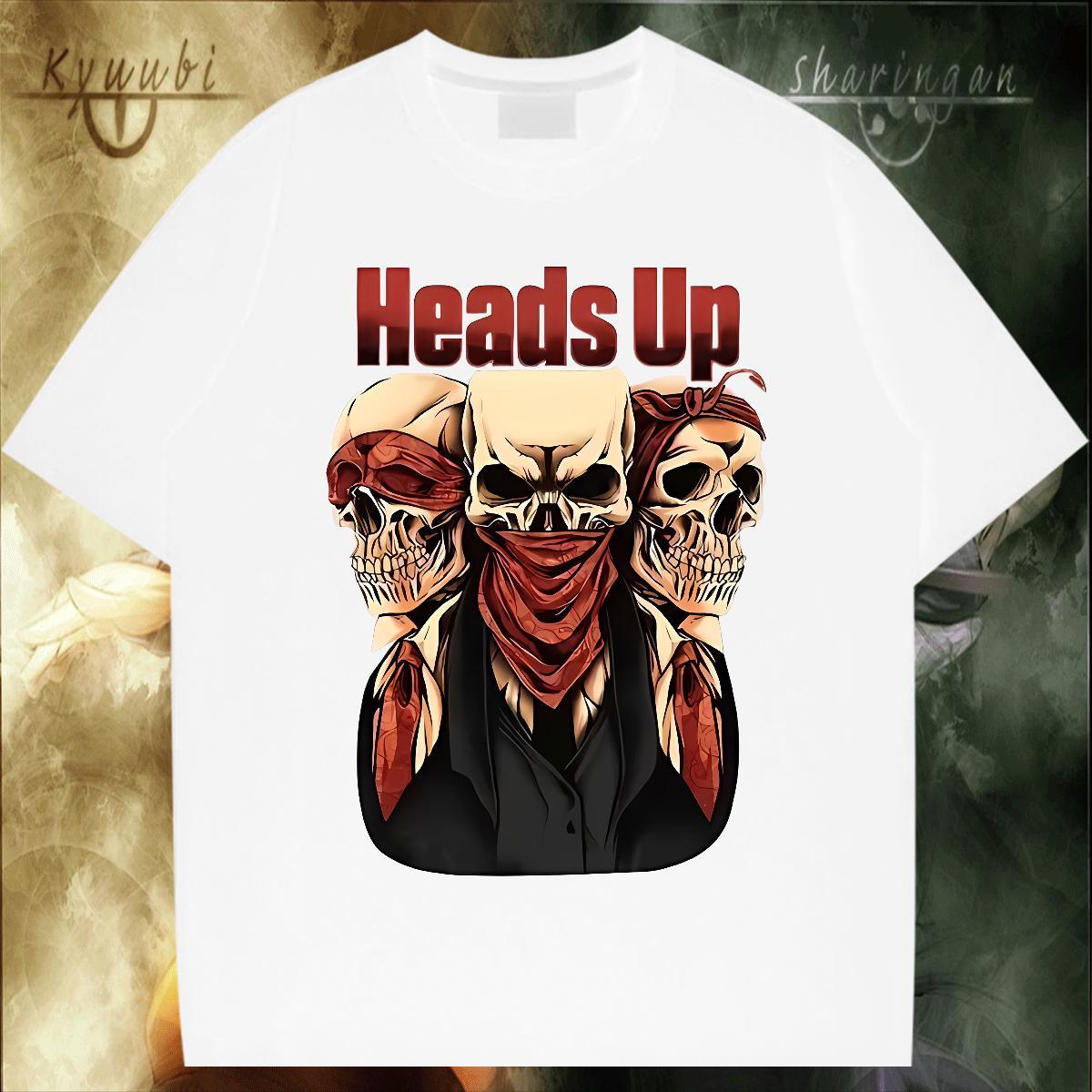 Classic Men T Shirts 230g 100% Cotton skull High Street Hip Hop Plus Size Custom Pure Cotton Men Clothes T-Shirt Brand Tee Shirt