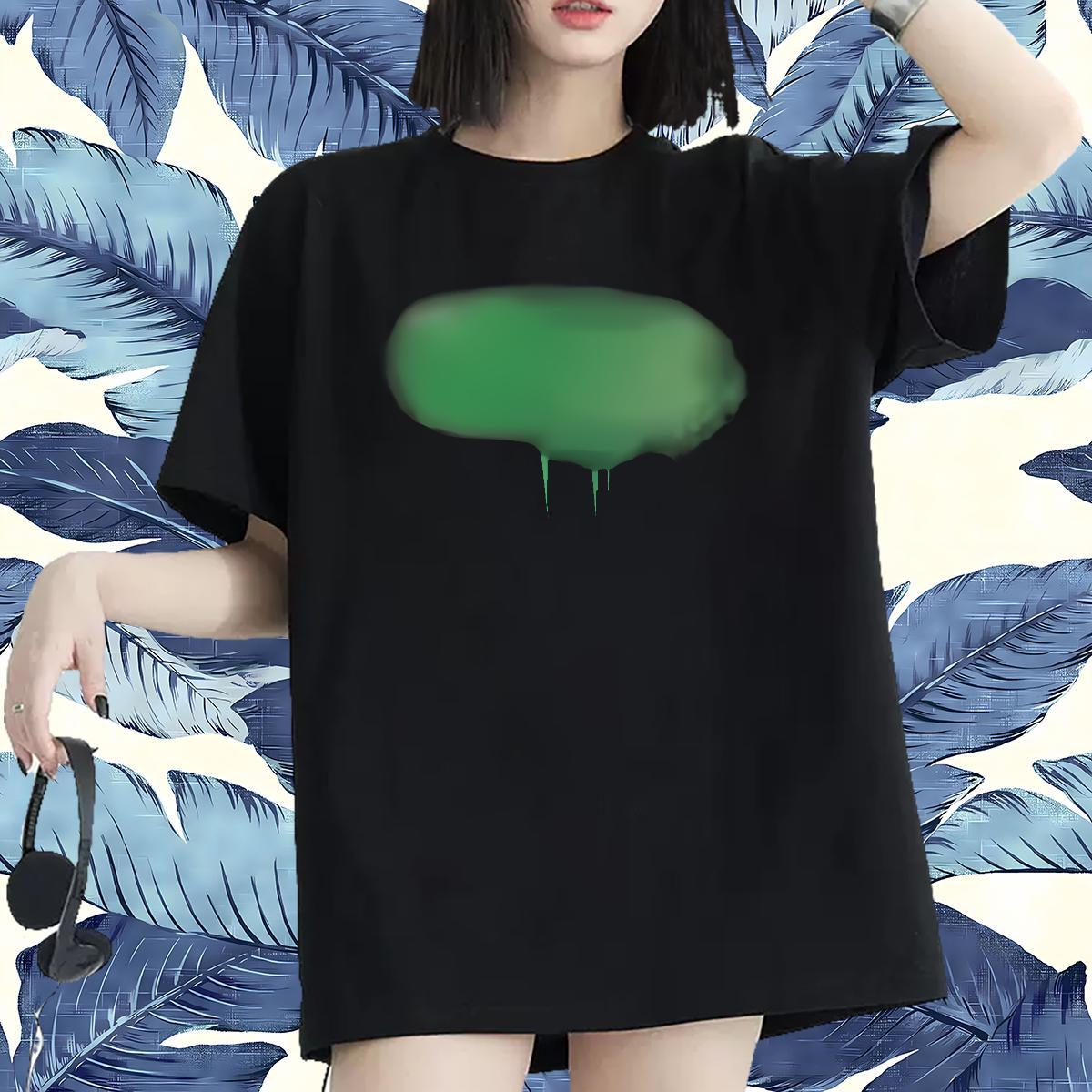 Soft Lady T shirt 230g Cotton icon Daily Outfit T-Shirts Breathable Short Sleeve DIY Printed Clothings