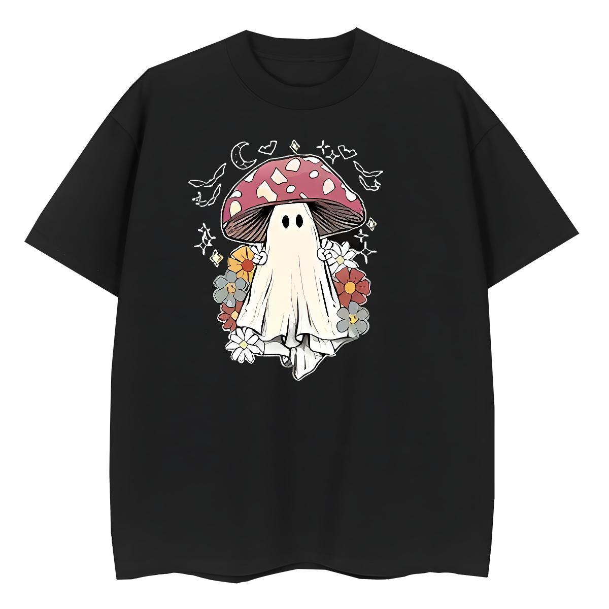 Designer Tshirt for Man Woman halloween Outdoor 230g Pure Cotton Tees Crew Neck Breathable Popular T shirt Custom Printed