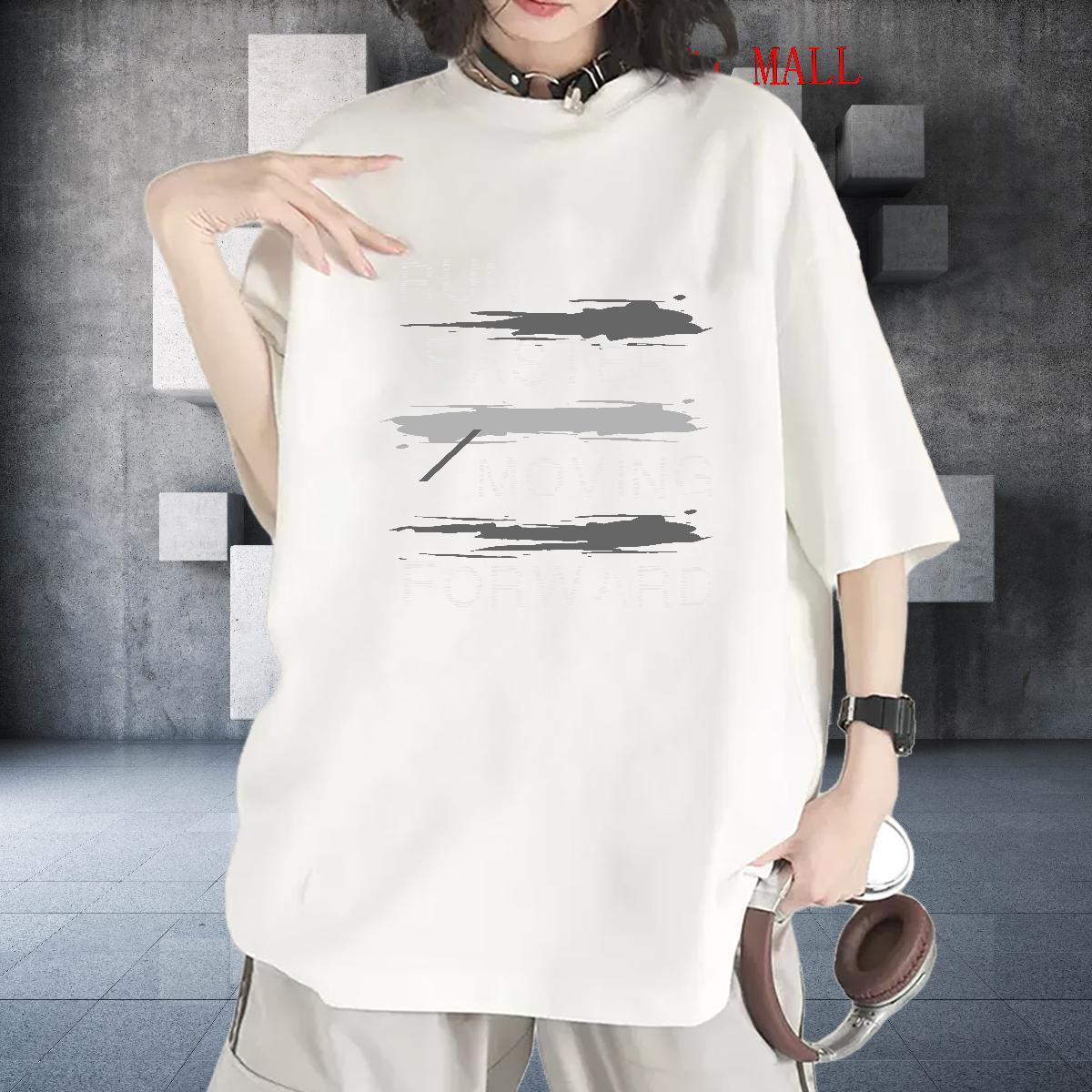 Designer Woman Tshirt 230g 100% Cotton letter Hip Hop Woman T Shirts O Neck Short Sleeves DIY Logo Tees