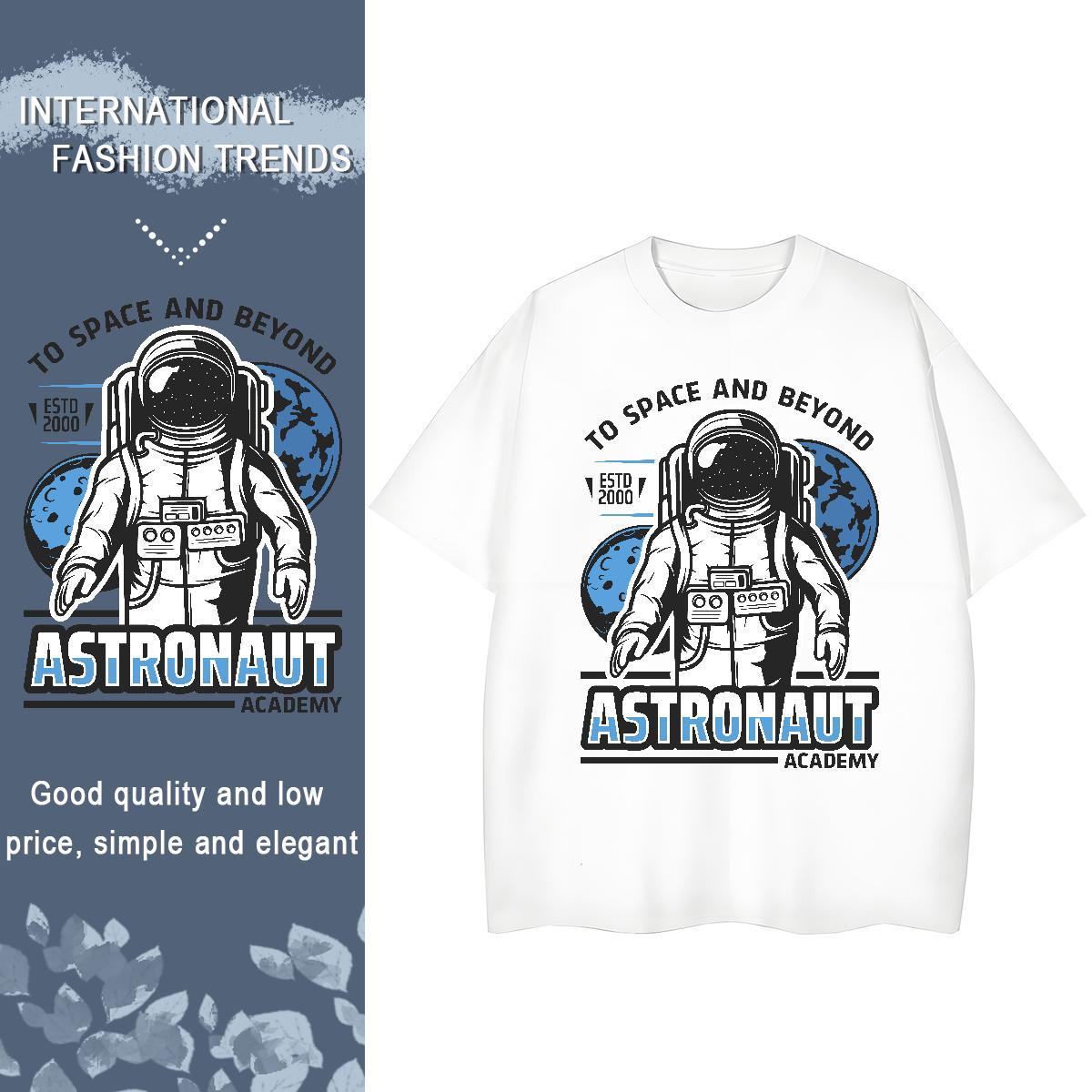 Soft Tshirt for Man Woman 230g Cotton universe Sports Street Wear T shirt Breathable Crew Neck Custom Printed Clothings